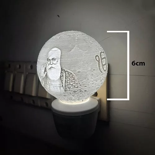 Guru Nanak Mini Moon Lamp image 4