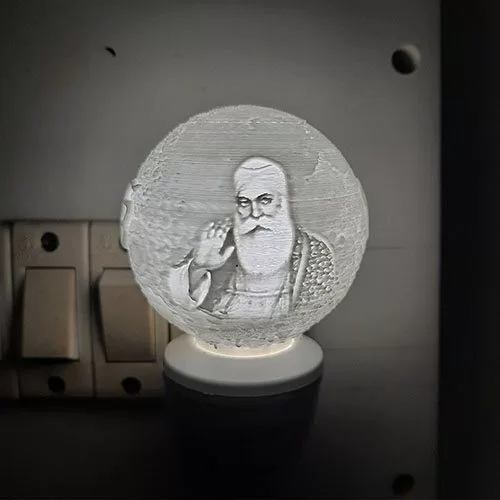 Guru Nanak Mini Moon Lamp
