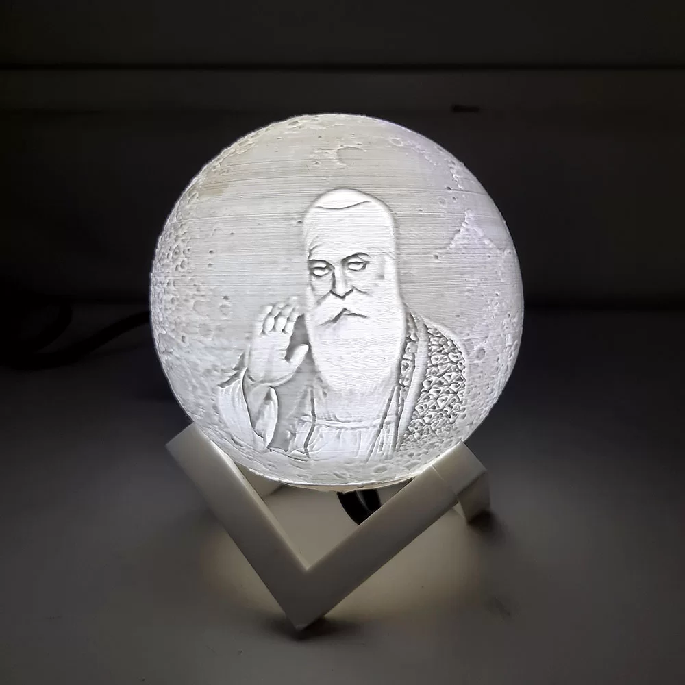 Guru Nanak Moon Lamp