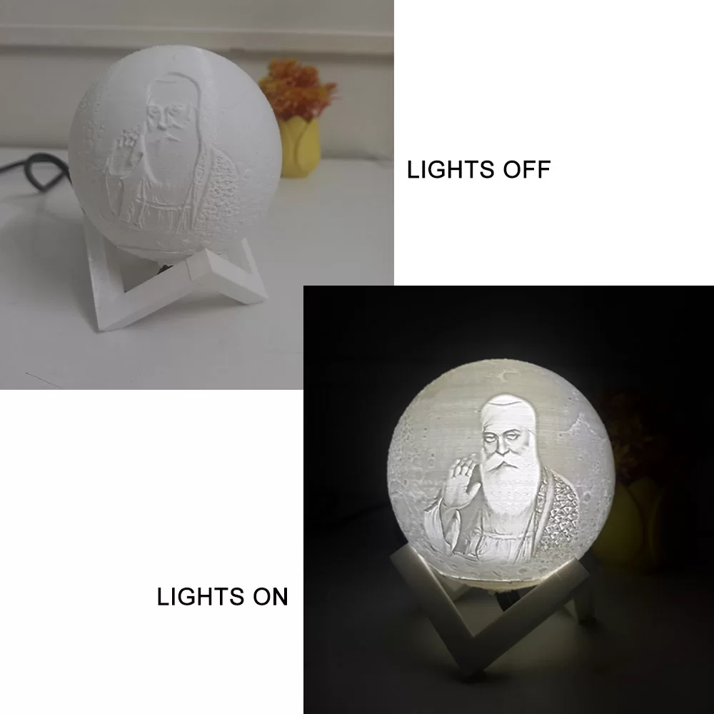 Guru Nanak Moon Lamp image 3
