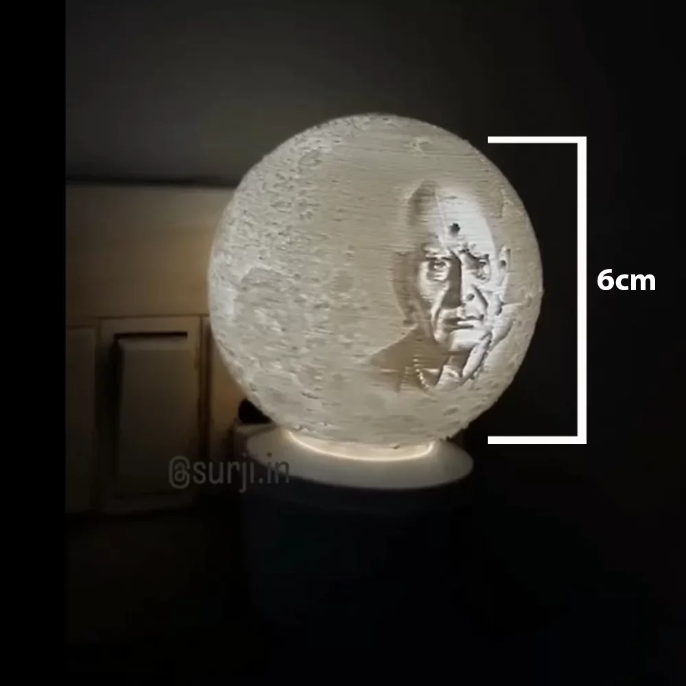 Swami Samarth Mini Moon Lamp image 2